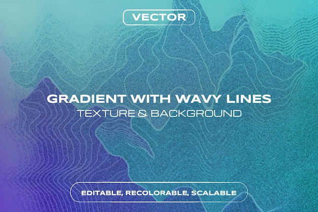 Gradiente con linee ondulate
