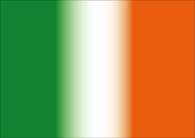 gradiente della bandiera dell'irlanda