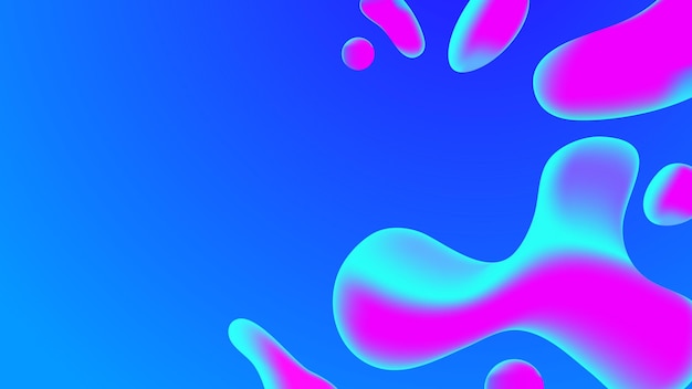 Gradiente fluido forme liquide sfondo