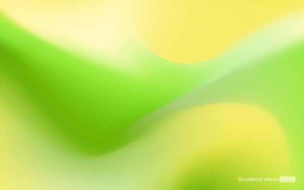 gradienti giallo chiaro e verde sfondo a maglia colorata