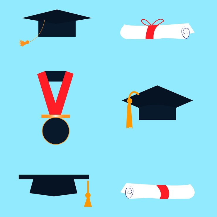 Vettore graduate_vector_icons_grauation