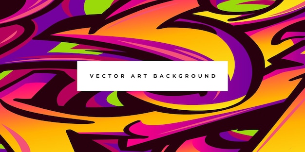 Graffiti Vector Art Pattern ColorFull Texture Abstract