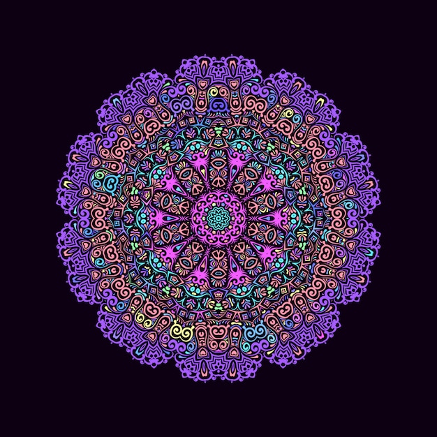 Grafica di mandala di lusso