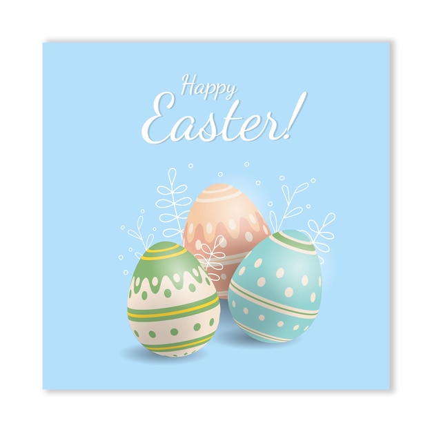 Grafica vettoriale di auguri di buona Pasqua