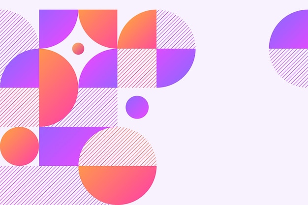 Grafico astratto con macchie multicolori e forme rotonde ideale per striscioni e copertine vivaci