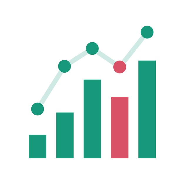 Grafico azionario Idea di investimento in asset digitali