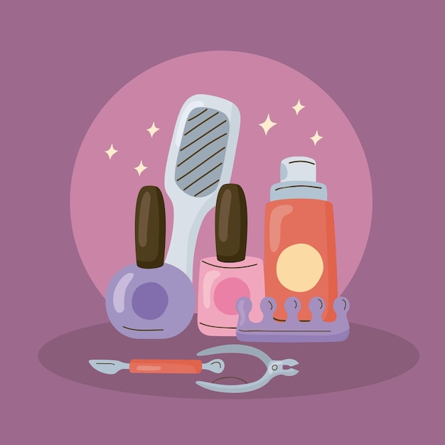 Grande cartello di manicure