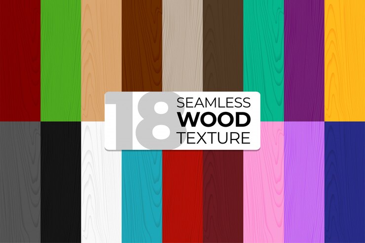Vettore grande insieme di modelli senza cuciture a colori e monocromatici. struttura in legno. illustrazione per poster, sfondi, stampa, carta da parati. illustrazione di tavole di legno. .