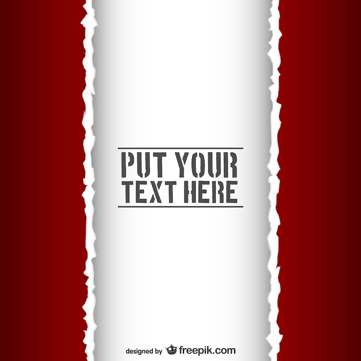Vettore gratis carta vector background torn