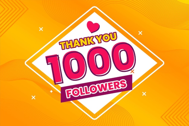 Grazie 1000 follower sui social media