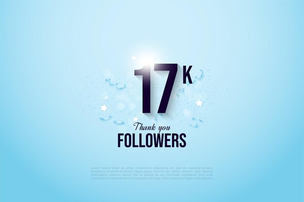 Grazie a 17k follower con illustrazioni numeriche miniate