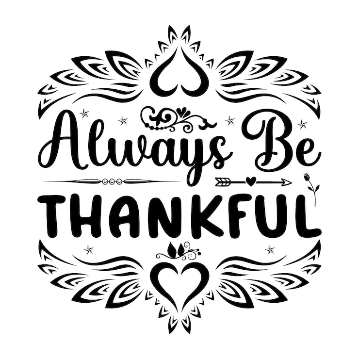 Vettore grazie giving day svg design