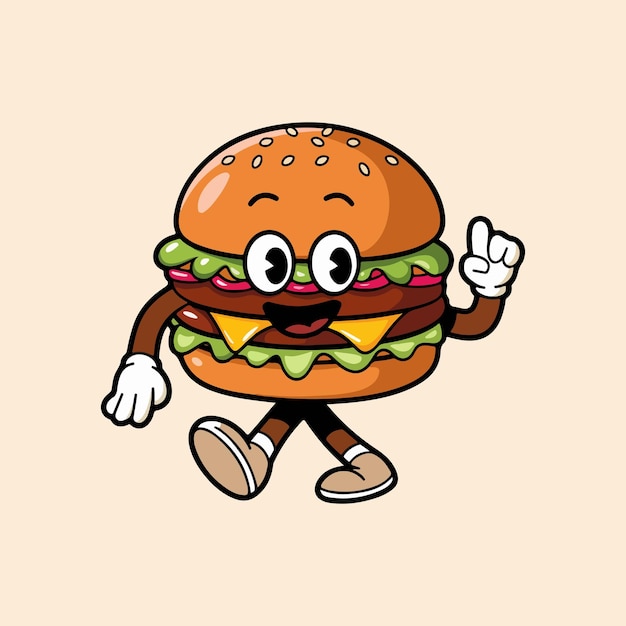 GROOVY CARTOON BURGER Cammina