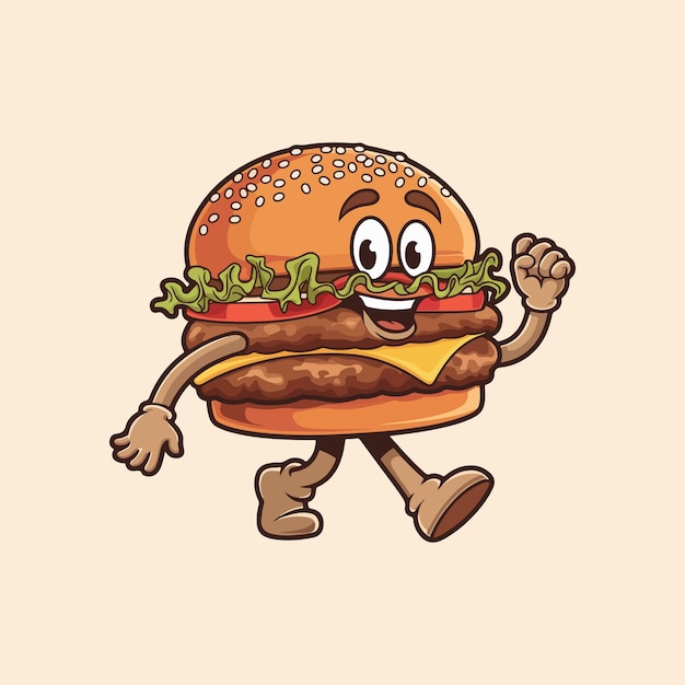 GROOVY CARTOON BURGER WALKING 2 (film animato di Groovy)