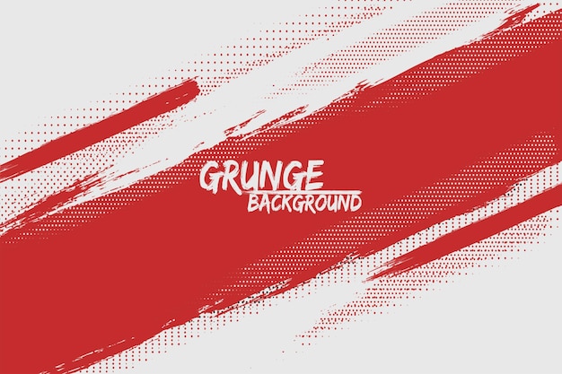 Grunge rosso diagonale su sfondo bianco e bianco