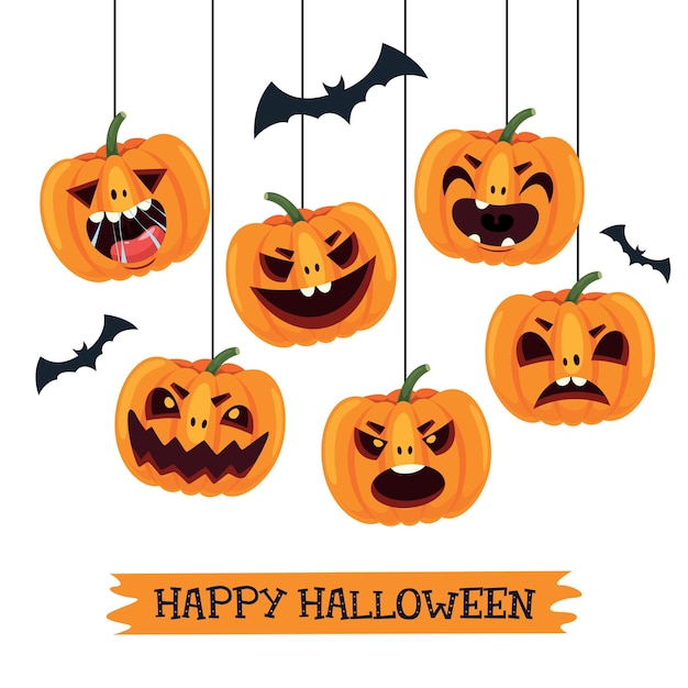 Halloween Design Con Personaggio Dei Cartoni Animati