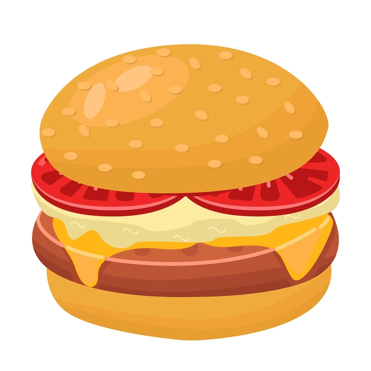 Vettore hamburger da 25 ingredienti parte 3