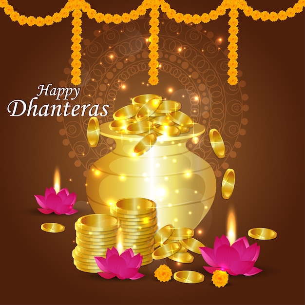 Happy Dhanteras Design