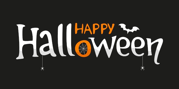 Happy Halloween scritte per biglietto di auguri