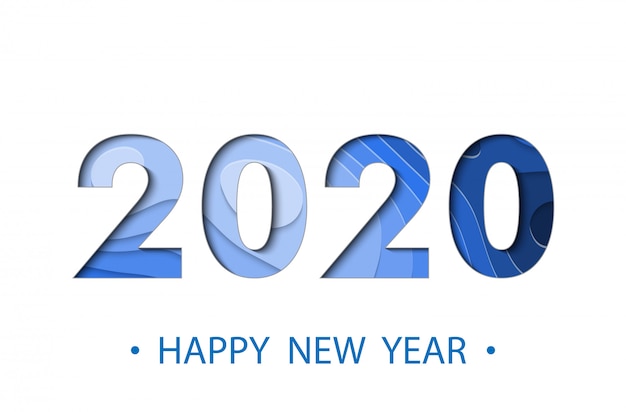 Happy New Year 2020 backgroun