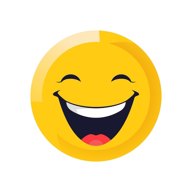 Happy smiley face Giorno mondiale della risata Festa 1 aprile