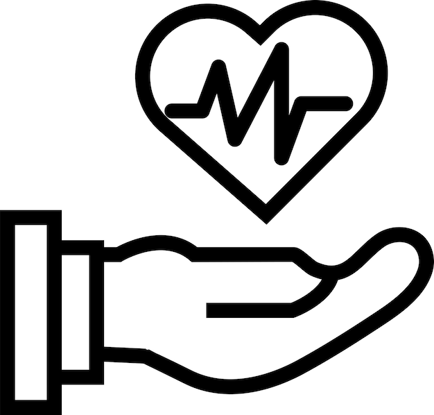 Healthcare and Medical Line Icons Set vettoriale di modelli e elementi di progettazione per l'assistenza sanitaria