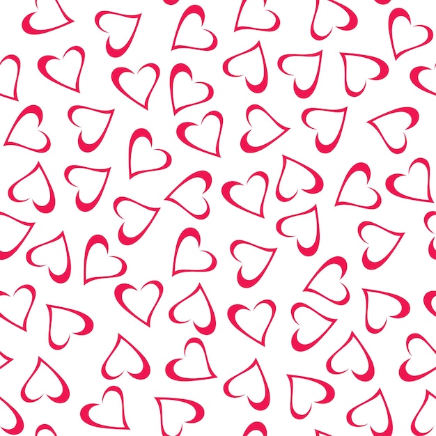 Hearts seamless pattern