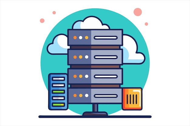 HighQuality Web Hosting Vector Art per progetti digitali