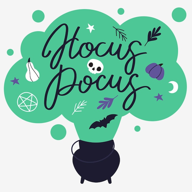 Hocus Pocus carino scritte di Halloween