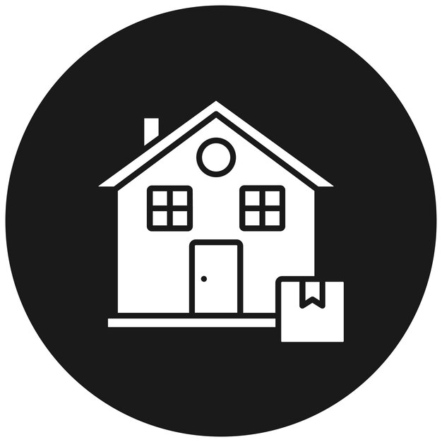 Home Delivery vector icon Può essere utilizzato per il set di icone di consegna e logistica