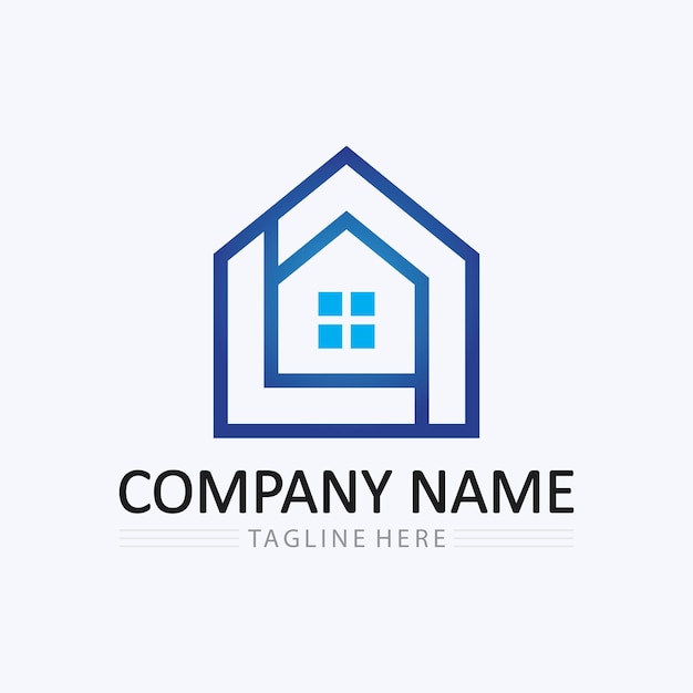 Home logo icon Vector illustration design templateHome e casa logo design vector logo architettura e progettazione di edifici proprietà soggiorno a casa proprietà logo aziendale