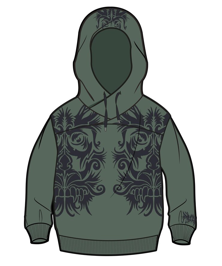Vettore hoodie 3