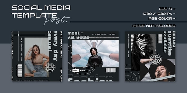 Hype modelli di storie sui social media