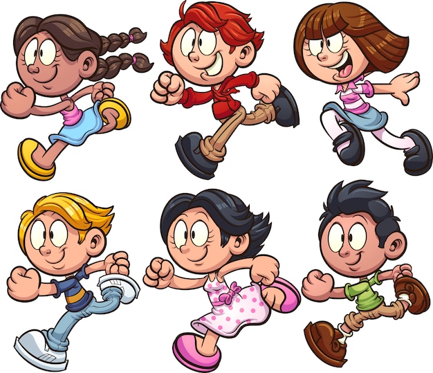 I bambini corrono