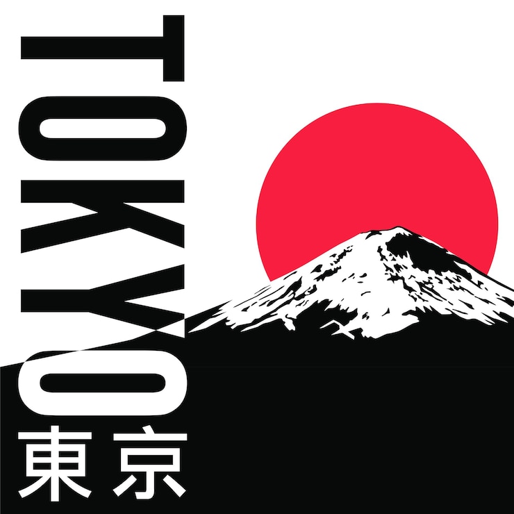 Vettore i giochi estivi in giapponetokyo è la capitale del giappone traduzione dal giapponese tokyo