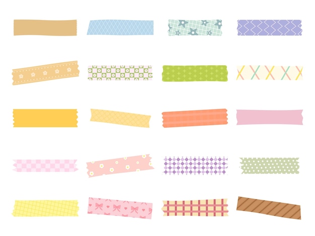 I nastri Washi colorati