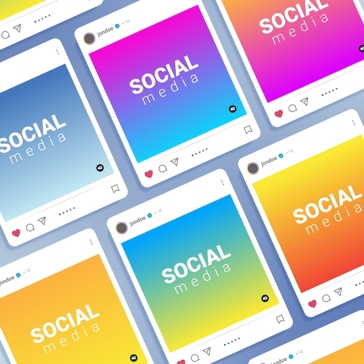 Vettore i social media