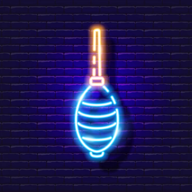Vettore icona al neon pera pulizia matrice pulizia ottica concetto di foto e video illustrazione vettoriale per il negozio online di decorazione di siti web di progettazione