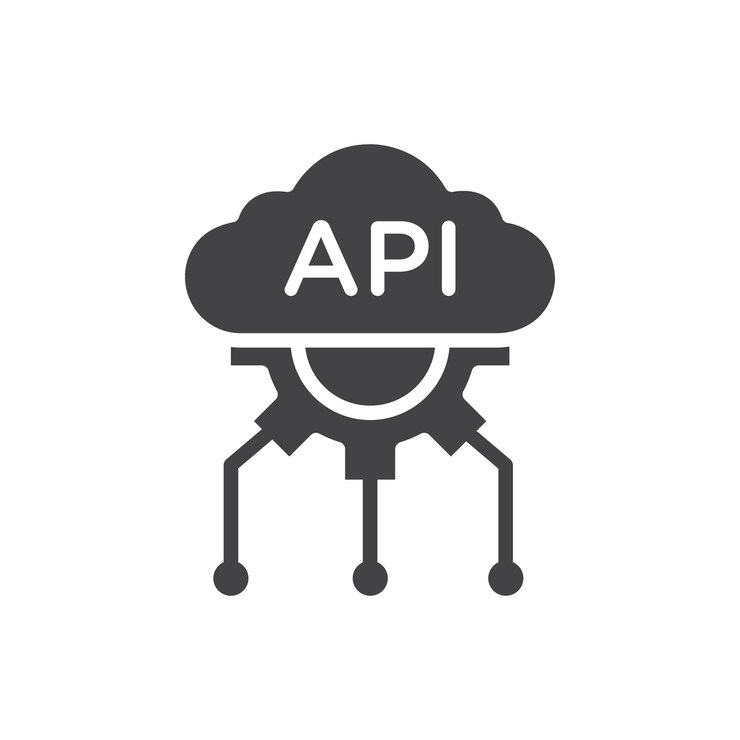 Vettore icona api simbolo piatto a linea sottile semplice