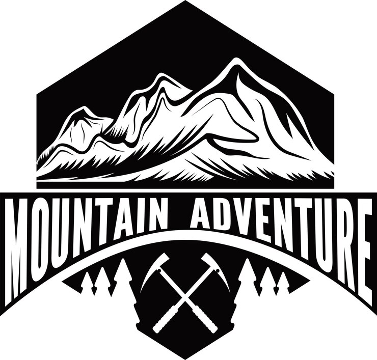 icona avventura di montagna vettore progettazione illustrazione vettore