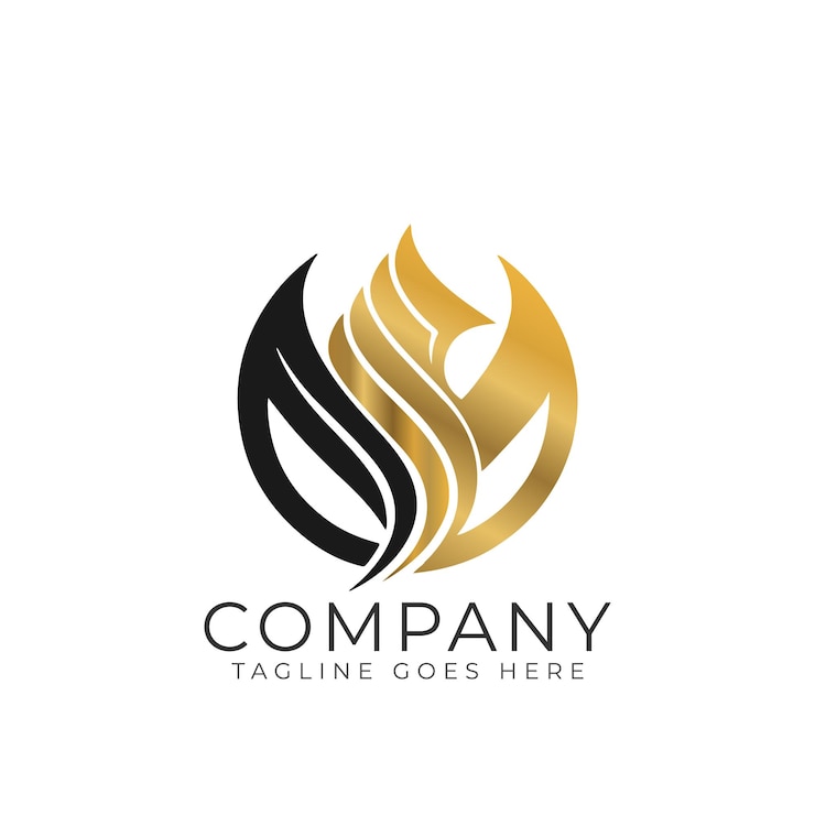 Icona aziendale minima Logo creativo colorato