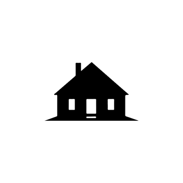 Icona casa nera