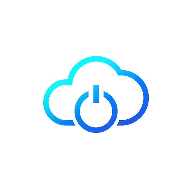 Icona cloud e off per web e app