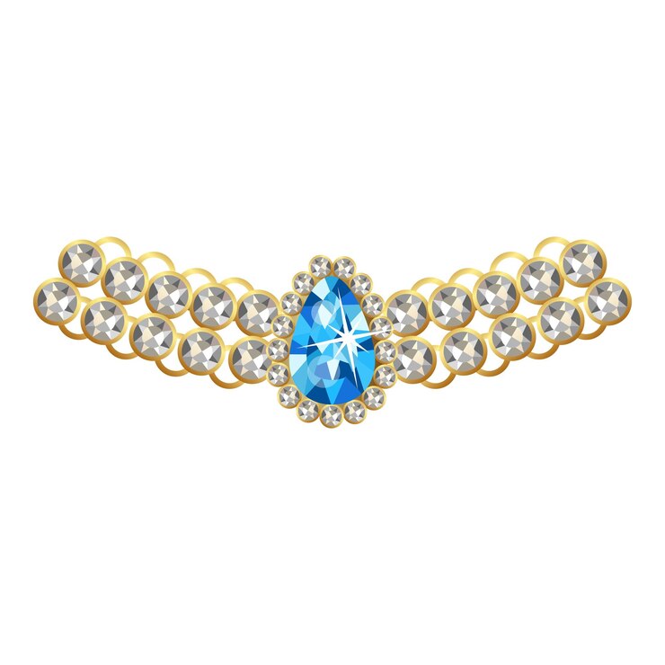 Vettore icona collana con diamanti in argento cartoon di collana con diamanti in argento icona vettoriale per il web design isolato su sfondo bianco