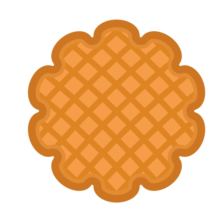 Vettore icona cookie illustrazione piatta dell'icona vettore cookie per il web design