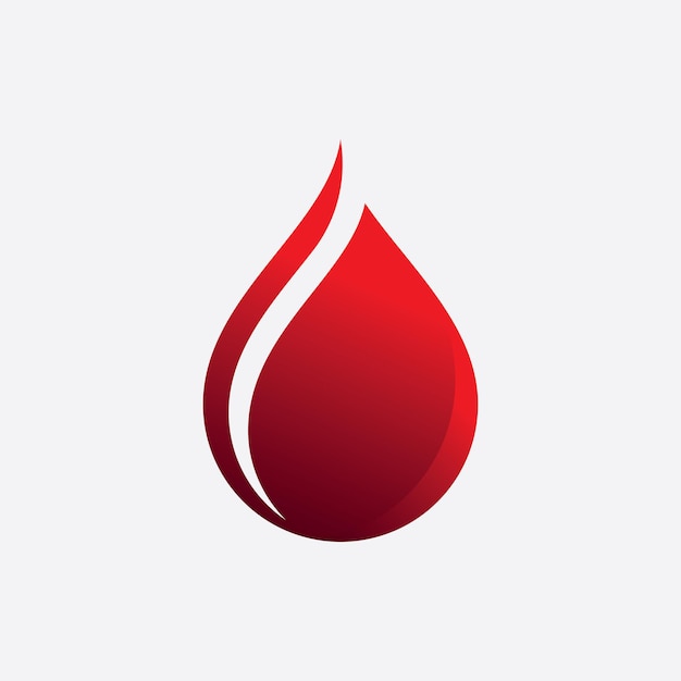 Icona dei donatori di sangue, illustrazione vettoriale del logo del sangue