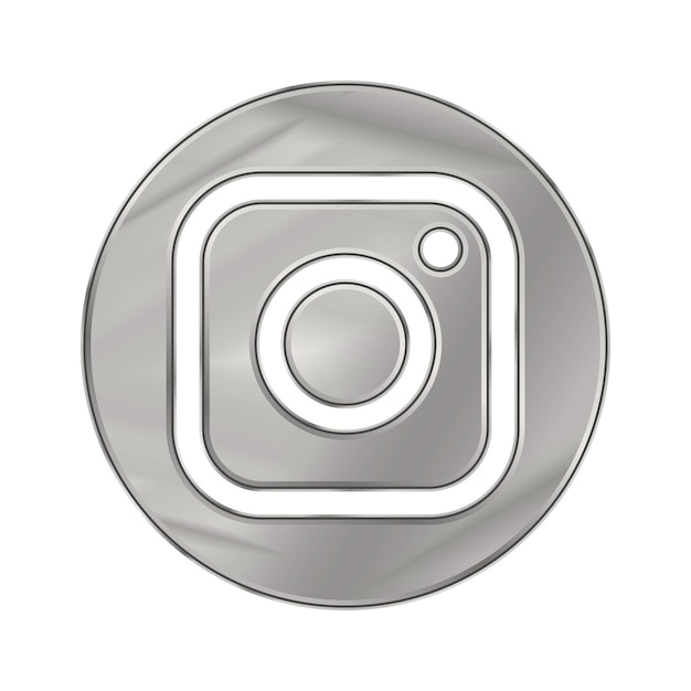 Icona dei social media di vettore di Instagram Illustrazione del logo di Instagram