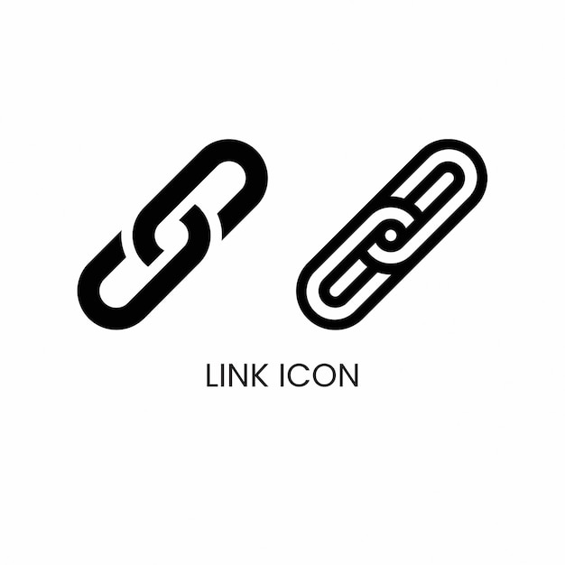 icona del collegamento della catena icona della connessione
