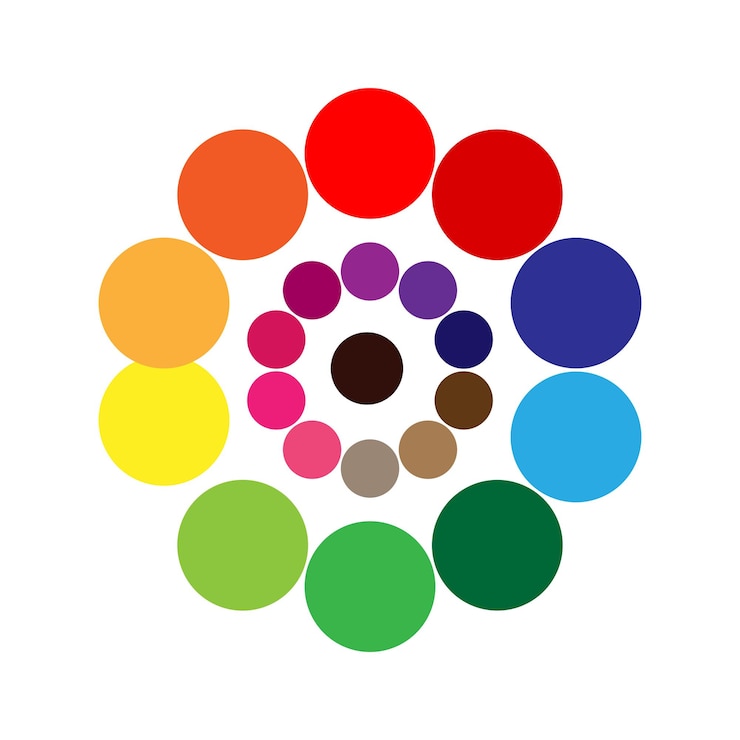 Vettore icona del colore