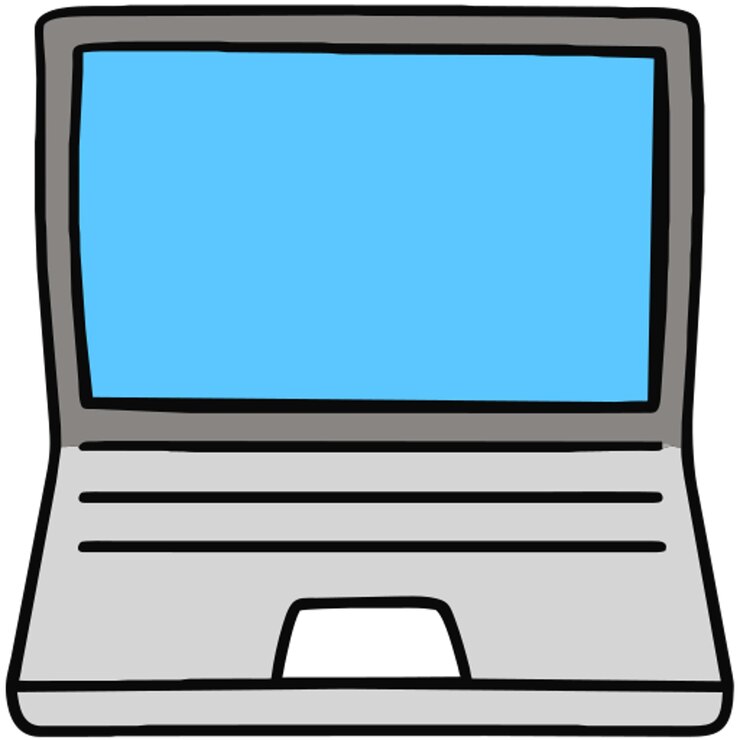 Vettore icona del computer portatile
